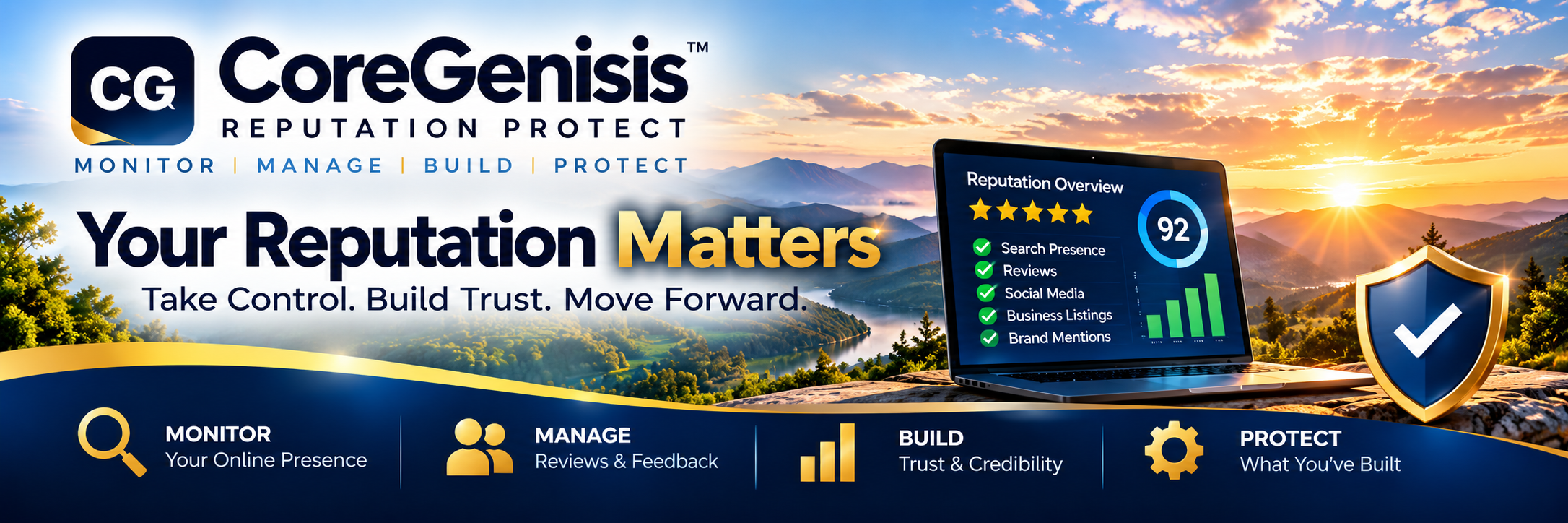 CoreGenisis Reputation Protect — Your Reputation Matters.
